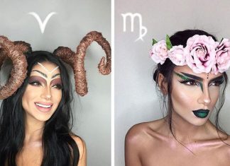 Характер знаков Зодиака, отражённый в невероятном макияже