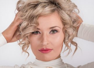 укладка на короткие волосы