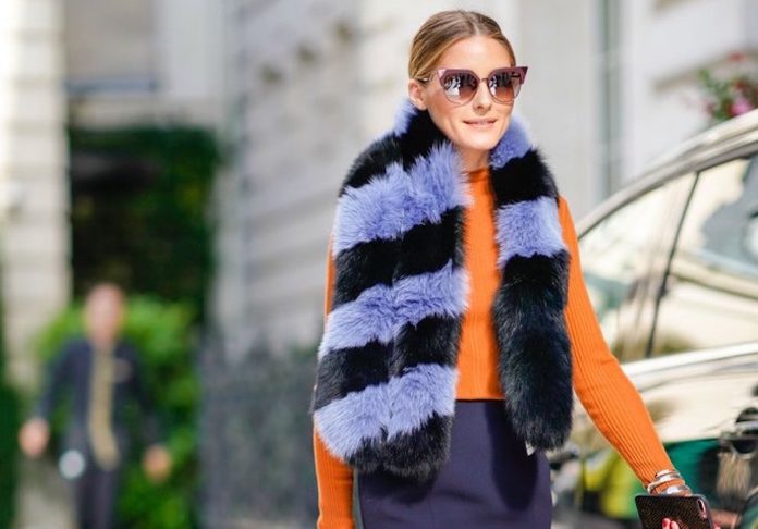 Wear-Fuzzy-Scarf-Colorblock-Dress
