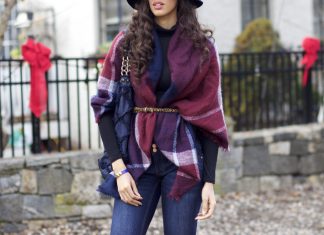 Как носить шарф-одеяло: 3 стильных и оригинальных способа